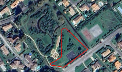 Zone d'implantation des structures sur la Plaine des Arrestieux