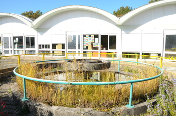 Ecole maternelle Alouette - pompe filtrante pour le bassin à poissons de l'école